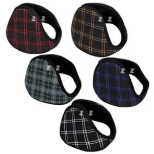 방한 귀마개 겨울 털 귀도리 캠핑 등산 귀덮개 체크 방한귀마개