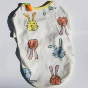 러블리 토끼 안심 티셔츠 옐로우 1P 당근 브로치