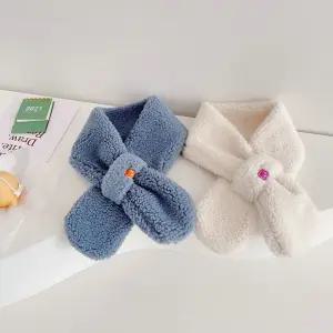 1+1 단색 뽀글 머플러 부드러운 겨울 키즈 목도리아동 유아쁘띠 어린이뽀이 아이뽀이 뽀이 여아양털