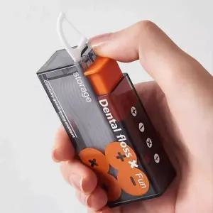 치간 칫솔 휴대용 보관 케이스 치실 홀더 어금니용 일회용 치아