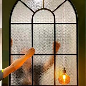 중국어 복고풍 유리 스티커 반투명 불투명 창 누출 방지 엿보는 서리로 덥은 필름 그릴 정전기