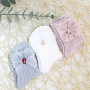 j뭉크리본 여아 레이스 양말 10족 베이비 여자아이 디자인 아기