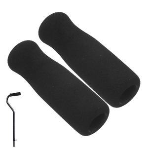 편안한 이동 보조 핸들을 위한 지팡이 목발 워커 휠체어 소프트 폼 쿠션 교체 그립 패드용 스토바자 2팩 Nbr 논슬립 핸들 커버