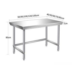 식당 3단 2단 304SUS 스텐 180x80x80cm 업소용 작업대 60x40x80cm 스테인리스 상판 조리대 테이블