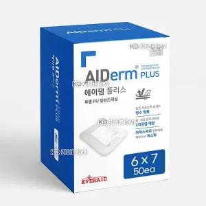 [기타]방수밴드 에이덤플러스 6 X 7cm 50매 투명 방수드레싱 반창고