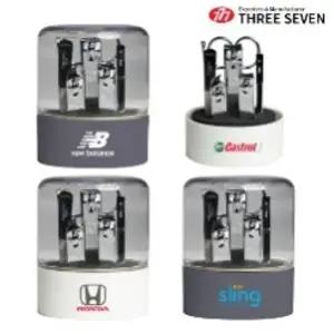 (777 쓰리세븐) 돔케이스 네일케어 7종 세트아트 셀프 손톱관리 도구 발톱 페디 깍이 여행용이 트래블이 정