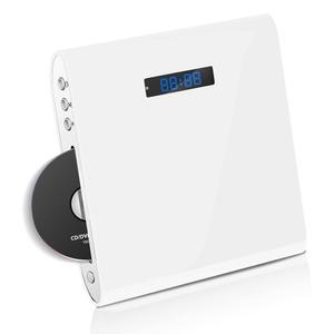 Famishow의 TV용 DVD 플레이어 슬롯, AV/HDMI 출력 및 USB 입력이 가능한 모든 지역 무료, HDMI 케이블이 있는 1080P HD 플레이어, 리모컨 AV 케이블, 벽걸이형(흰색)