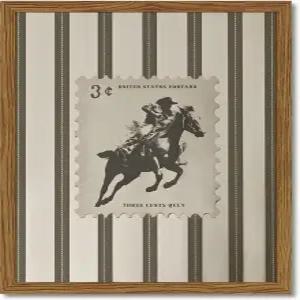 빈티지 웨스턴 월 아트 스트라이프 로데오 장식 사우스웨스트 카우보이 포스터 캔버스 프린트 레트로