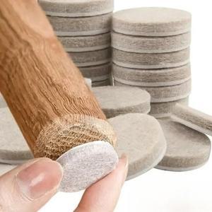 180/18Pcs 펠트 패드 스티커 자기 접착 책상 의자 소파 다리 광장 둥근 바닥 가구 테이블 안티 스크래치