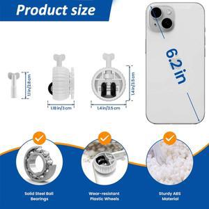 4개/세트 360 ° 회전 음소거 가구 캐스터 바퀴 내 하중 범용 휠 캐비닛 용 자체 접착 롤러