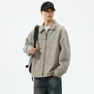 토르 빈티지 가을 남자 미조 야상 하이웨스트 상의 재킷 코트 숏 워싱 OPH3