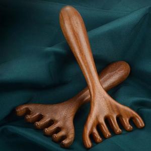 승모근 샌달 샌달우드 괄사도구 입 근육 안마기 사슴뿔 거치 빗 얼굴