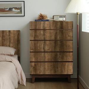 모조 나뭇결 벽 스티커 어두운 갈색 거실 식당 배경 호두 색상 PVC 벽지 자체 접착