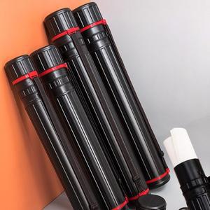 스트랩이 있는 확장 가능한 포스터 튜브 문서 보관 홀더 케이스 스케치 스크롤 제도용 삽화 컨테이너 상자