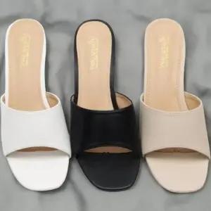 [신상오픈런]여성 빅사이즈 여름 통굽 오픈토 샌들 큰발용 무광 (39187723)