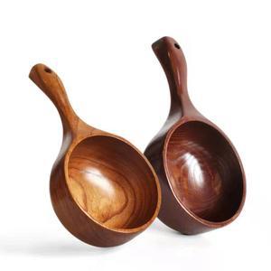 히노끼 나무바가지 우드 목욕통 세면 원목 원형 버킷 내부 욕조 실내 사우나 국자 편백나무