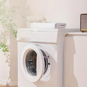 1개 세탁실 문 안전 잠금 장치 - 통풍 및 곰팡이 방지, 세탁기 욕조 보호 클립, 0.79X3.94인치