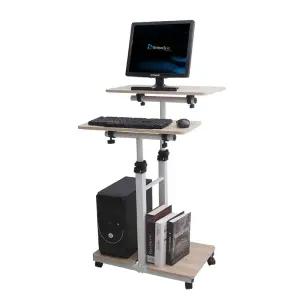 스탠딩 책상 1인 높낮이 메이플 노트북 1인용 맞춤 강연대