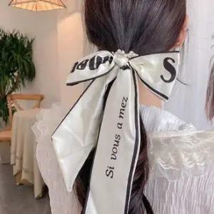 앙상블 스카프 진주 헤어 밴드 반다나 머플러 미니 방도 머리끈