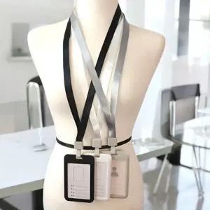 여행필수품 슬라이드형 목걸이 네임태그 신분증 사원증 카드