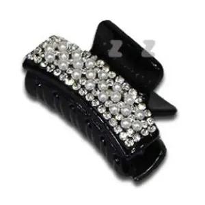 헤어 집게핀 큐빅 머리핀 악세사리 헤어핀 2종 똑딱핀 머리삔