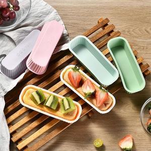 미니 가정용 직사각형 실리콘 케이크 틀 토스트 빵 DIY 주방 용품 베이킹 트레이 액세서리 도구