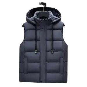 남성용 오버핏 도톰 패딩조끼 조끼 패딩 아우터 빅사이즈 커플 원픽1