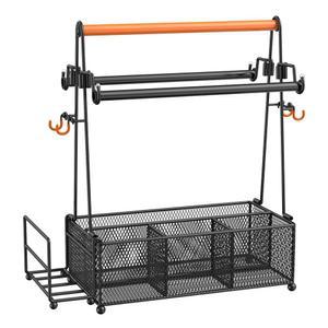 핸들 종이 실버웨어 롤 피크닉 파티 식기 홀더 캐디 PHINOX 조미료 캠핑을 타월