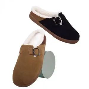 털실내화 보온 집슬리퍼 낮은굽