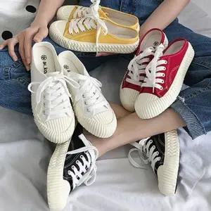 [S23064Z]데일리 뮬 스니커즈 단화 온 운동화 4컬러