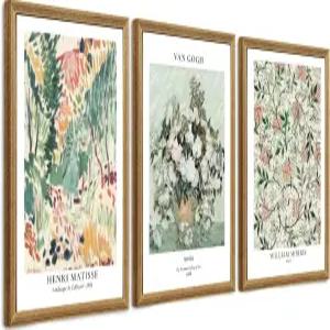 판타지 아티스트들이 거실 침실 욕실 12인치 x 16인치 크기의 인상주의 앙리 마티스 반 고흐 윌리엄 모리스
