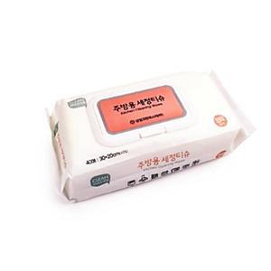 [2개구성] 싱크대 렌지후드 묵은때청소 세정티슈 40매 티슈 기름때제거티슈 주방용 DUWF869AB