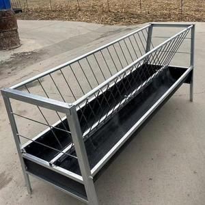 염소먹이통만들기 여물통 급여기 가축 길이 조절식 급식 먹이통 높이 1 송아지 미터 사료통