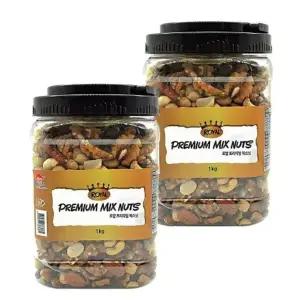 굿모닝너츠 로얄 프리미엄 믹스넛 2통 총2kg내외