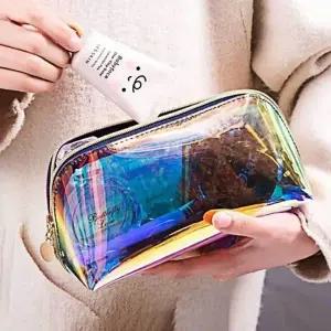 [룽스]여행용 미니 오로라 여행 파우치 반원형