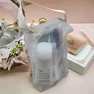 [룽스]대형 파우치 미니 소형파우치 화장품 메쉬