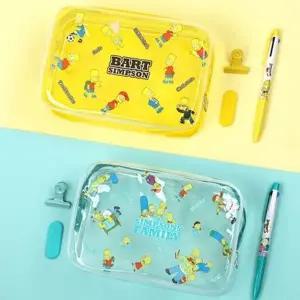 [룽스]심슨 투명 사각 가방 파우치