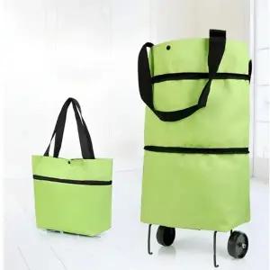 [룽스]접이식 핸드카트 핸드카 장바구니 2개