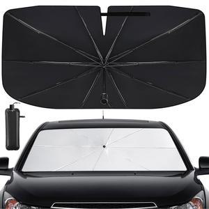 윈드실드 선쉐이드 우산 - 자동차 선쉐이드 자외선 MPV를 창문 자동차 제공 해치백 최고의 위한 기능 윈드실드 접이식 선쉐이드 쉐이드 차단 트럭 SUV 리플렉터