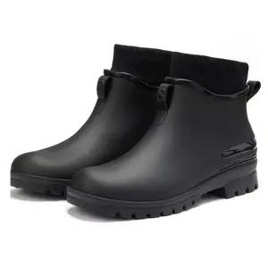 [SZ27985]장화 레인 부츠 숏 남자방한신발 미들 방한