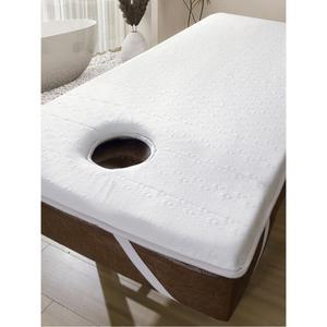 마사지 침대 라텍스 얼굴구멍 피부과 전동마사지베드 쿠션 경량 한의원 폴딩 마사지베드 흰색