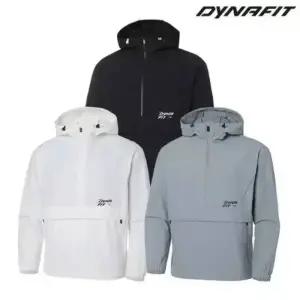 다이나핏가벼운 우븐 소재 간절기 날씨에 최적화된 활동성 높은 남녀공용 아노락 바람막... 1826300