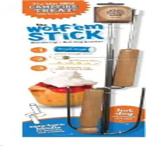 울프엠 마시멜로 로스팅 스틱 - 여러 가지 요리 부착물 캠프파이어 파이 스모어 핫도그 바비큐 로스터 쉬운