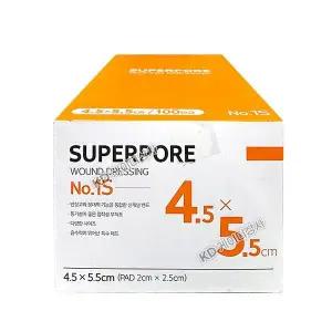 슈퍼포아 운드드레싱 멸균 드레싱밴드 4.5x5.5 100매