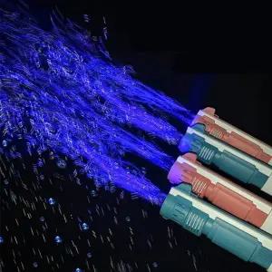 (선택 E대형샷버블건(랜덤))자동 대형 샷 버블건 어린이날 선물 유치원 캠핑 야외 비눗방울 쏘기 총