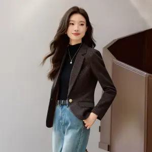 루타꽁몰 여자 블레이저 상의 코트 봄가을 정장 자켓 작은 짧은 HO3