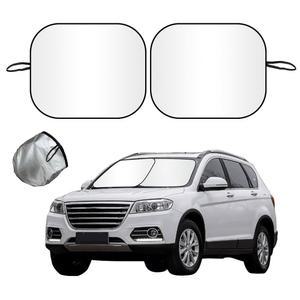 Hbxdeco 자동차 앞유리 자외선 차단기 자동차 자동차 자외선 28인치 대부분의 SUV 위한 차단기 앞유리 차단기 트럭을 자외선 31인치 세단 창문 접이식