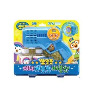 ( )뽀로로 미니 게틀링 버블건 1개 자동 비눗방울 비누방울 비누액 버블