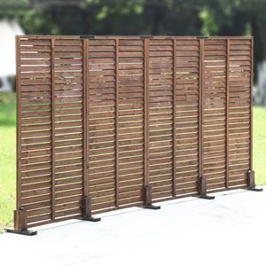 스가림막 야외 나무울타리 파티션 가리개 데크 발코니 스탠드 사생활보호 담장