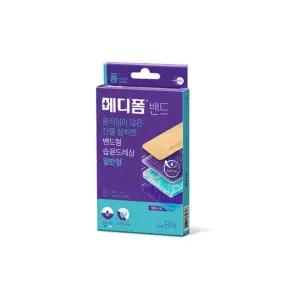 메디폼 밴드 일반형8매, 진물상처 굴곡진부위 움직임 많은 밴드형 습윤드레싱